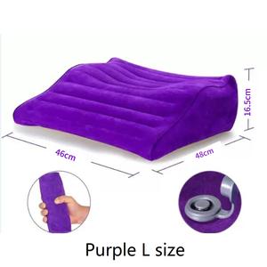 Oreiller de Position Velouté pour la Chambre, Coussin Gonflable Courbé pour une Pénétration Plus Profonde, Jouet Sexuel pour Couples - Product Image 6