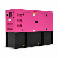 Hochleistungs 80kW 100kVA Offener Rahmen Geräuscharmer Dieselgenerator 90kW 110kVA Schalldichtes Aggregat mit Autostart Dreiphasig CE