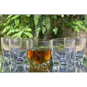 Vaso Moderno de Vidrio Transparente de 300 ml - Vaso para Whisky y Bebidas, Apto para Lavavajillas, Reutilizable, Diseñado con Estilo - Product Image 2