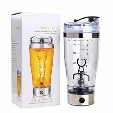 450ml Electric Protein <b>Shaker</b> <b>Bottle</b>, USB Rechargeable Magnetic Auto Mixing Cup with Scale for Gym Coffee Milkshake Meal Prep - Product Image 3