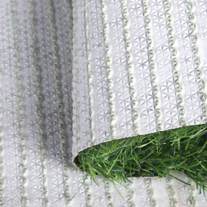 แผ่นหญ้าเทียมสีขาวฐาน TPR ติดตั้งง่าย สนามเด็กเล่นกลางแจ้ง สนามอนุบาล หญ้าประดับตกแต่ง - Product Image 4