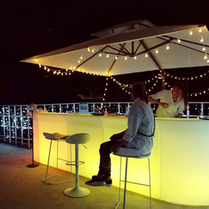 Barra de Bar Iluminada, Impermeable, de Plástico, para Montar en la Pared, Diseño Moderno para Bares y KTV, Luz de Siete Colores, Esquina de Lujo - Product Image 2