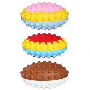 Nuevo Juguete Sensorial Antiestrés de Silicona 2024, Popper de Burbujas Arcoíris, Mini Squishy 3D, Bola Antiestrés - Product Image 4