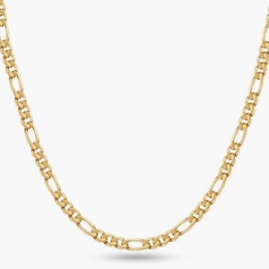سلاسل الموضة القلائد الفولاذ المقاوم للصدأ سلاسل الارتباط كوبي 3 في 1 سلاسل فيجارو قلادة الهيب هوب للرجال - Product Image 4