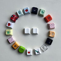 Custom Keycaps Mechanical Keyboard Caps XDA OEM Cherry Profile R4 1U PBT ABS Custom Design Keycap Fidget Keychain Clicker Caps