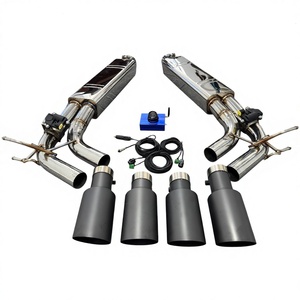 ระบบท่อไอเสีย Vortex Valvetronic Performance สำหรับรถยนต์ Mercedes Benz G-Wagon W463 W463A G550 G500 แบบปลายท่อออกด้านข้าง - Product Image 1