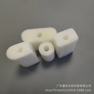 Bâtonnets de coton filtrant jetables pour cigarettes, ronds, blancs, diamètre extérieur 17 mm, diamètre intérieur 6 mm, hauteur 30 mm, matériau filtrant - Product Image 2