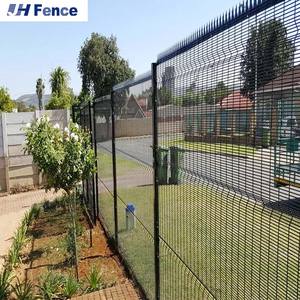 Fil métallique de sécurité anti-montée anti-voleur de haute sécurité soudé à vue dégagée 358 clôture de panneau de maille pour la prison et l'aéroport - Product Image 2