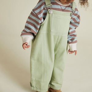 Servizio OEM <span class=keywords><strong>Tuta</strong></span> per <span class=keywords><strong>Bambini</strong></span> Personalizzata con Logo sul Retro, Alta Qualità 100% Cotone, <span class=keywords><strong>Tuta</strong></span> Intera per Ragazzi e Ragazze - Product Image 1