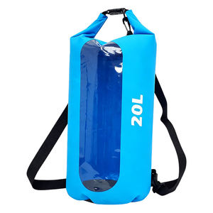 Bolsa Impermeable de PVC Resistente Personalizada con Capacidad de 15L y Sistema de Compartimentos con Ventana Transparente para Aventuras en Alta Mar y Escalada - Product Image 1
