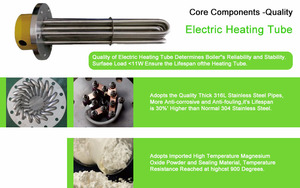 중페이 LDR 안전 안정형 수직 전기 자동 증기 발생기 50kg 2000kg/h 저압 산업용 - Product Image 5