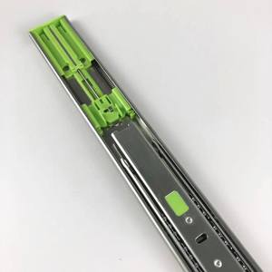 45Mm Shanghai Materiaal Hydraulische Glijbaan Voor Lade Meubilair Staal Kanaal Runner Telescopische Soft Close Lade Schuif - Product Image 4