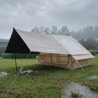 Tente de camping gonflable de luxe pour 6 à 8 personnes, quatre saisons, en Oxford, pour la famille, en plein air, grande, imperméable, Carpas Para Camping De Lujo