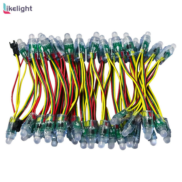 Wholesale 12mm LED 5v 12v WS2811 IP67 Pixel String Lights for Christmas Tree Decorative Ornament
