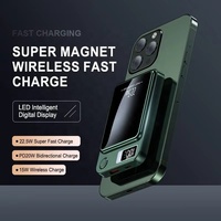 OEM ODM Estación de Carga Rápida Mini de 20000 mAh Personalizable PD20W, Batería Externa Magnética Inalámbrica para iPhone 17 16 15 Pro Max