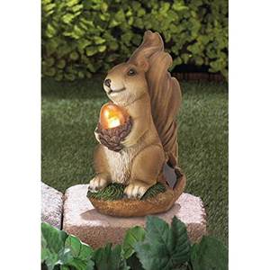 Artesanato resina Esquilo Solar estatueta ornamentos Jardim Estátua Solar esquilo - Product Image 1