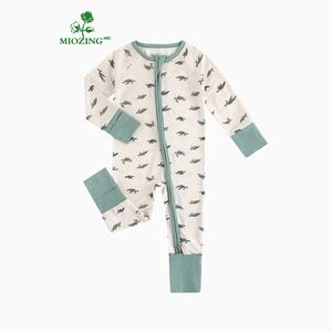 Romper Bayi Miozing Premium dari Bahan Viscose Bambu dengan Ritsleting Ganda, Lembut, Elastis, Pilihan GSM Beragam, Grosir Kustom - Product Image 1
