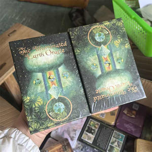 Tarot de Adivinación Ecológico con Afirmaciones Positivas, Baraja de Cartas <span class=keywords><strong>del</strong></span> Oráculo de la Tierra Iluminada con Guía, para Regalo - Product Image 6