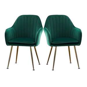 <span class=keywords><strong>Fauteuil</strong></span> Confortable Moderne avec Pieds en Métal Doré Chaise d'Appoint en Velours <span class=keywords><strong>Beige</strong></span> pour Maison Salon Chaise de Salle à Manger avec Coussin - Product Image 4