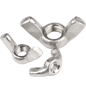 Bền 304/316 thép không gỉ <span class=keywords><strong>Wing</strong></span> <span class=keywords><strong>Nut</strong></span> bướm ngón tay cái <span class=keywords><strong>Nut</strong></span> tay-thắt chặt A2-70 A4-80 <span class=keywords><strong>Wing</strong></span> Nuts - Product Image 1