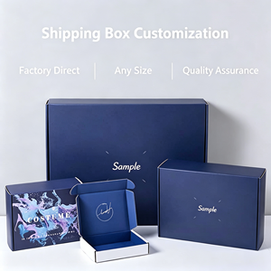 Custom Rigid Paper Gift <b>Box</b> Matt <b>Black</b> Shipping Mailer <b>Box</b> for RetailMagnetic Folding Packaging <b>BOX</b> - Product Image 1