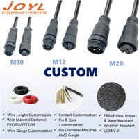 Connecteur d'éclairage LED JOYL M12 avec câble pré-câblé pour une installation sur site facile