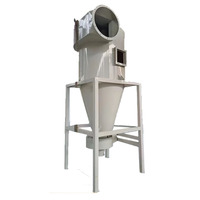 Nouveau dépoussiéreur industriel à double cyclone pour le séparateur de concasseur de matières premières de ciment de fonderie du bois-pour les opérations de scie