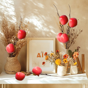 Rama Artificial de Frutas (Caqui y Granada) para Decoración Navideña, de Acción de Gracias, Bodas, Cocina, Oficina y Hogar, Ecológica, 45cm - Product Image 6