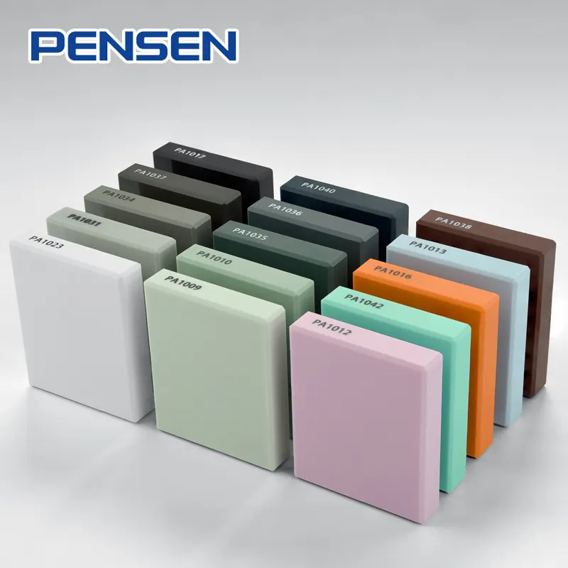 Pensen Wholesale Corian acrylic Solid Surface For Restaurant Tables and Chairs Table tops