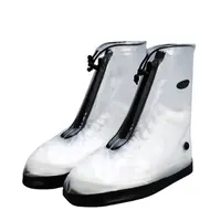 Sepatu Bot Plastik Anti Hujan, Sepatu Bot Plastik Anti Selip, Sepatu PVC Tahan Lama, Pelindung Sepatu Anti Hujan, Dapat Digunakan Kembali