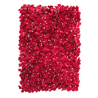 Mur floral artificiel en soie et plastique, arrangement d'hortensias, toile de fond murale 60x40cm, style naturel, écologique