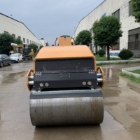 Compacteur routier vibrant à tambour unique de 1, 2 et 5 tonnes, fabriqué en Chine, avec moteur et pompe
