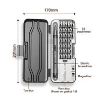Perangkat Obeng Listrik Tanpa Kabel yang Dapat Disesuaikan untuk Proyek DIY Rumah Tangga dengan Tempat Bit Magnetik untuk Perakitan Furnitur dan Perbaikan Peralatan