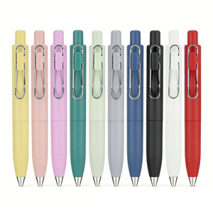 Bolígrafo de Gel Publicitario Personalizado, Tinta Negra, Punta de Bala, Botón de Presión, Escritura Suave, Uso General, Bolígrafo de Bolsillo K68 - Product Image 4