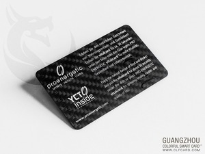 Brand New High Quality NFC Membership Card Carbon Fiber Real <b>Plastic</b> with Screen <b>Printing</b> - Product Image 6