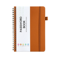 Carnet à spirales personnalisé avec couverture rigide et bande élastique, vente en gros promotionnelle