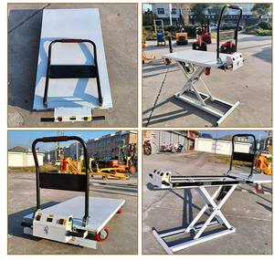 Plataforma giratoria de coche de polipasto de cadena de acero personalizada, pantalla de 360 grados, plataforma giratoria de garaje, etapa de elevación eléctrica de 1 tonelada - Product Image 4