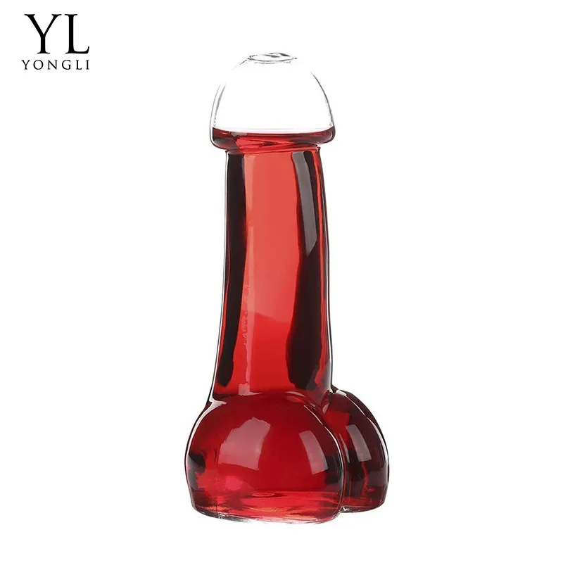 Lunettes à vin en forme de pénis, ensemble de 10 ml bouteille de vin, fête, Cocktail, à haute teneur en borosilicate