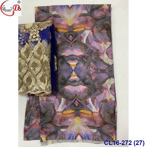 Lisami rts 5 + 2yards fleur élégant somali dirac garbasar fransawei voile SUDANESE TOOB voile coton imprime tissu - Product Image 5