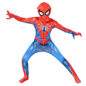 <span class=keywords><strong>Costume</strong></span> <span class=keywords><strong>Spiderman</strong></span> pour enfants et adultes, déguisement <span class=keywords><strong>Spiderman</strong></span> pour Halloween, vêtements de fête Cosplay, couverture faciale - Product Image 5