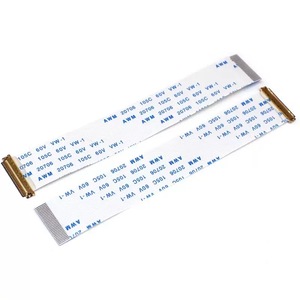 Câble plat flexible FPC FFC personnalisé, pas de 0,5 mm / 1,0 mm, 4/6/8/10/12/14/16/18/20/22 broches, fil FPC FFC pour écran LCD - Product Image 3