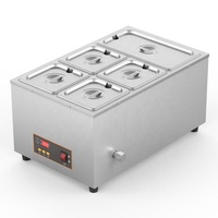 Machine à chocolat électrique commerciale 110v 220v, appareil chauffant, fonseur de chocolat, 6 Pots