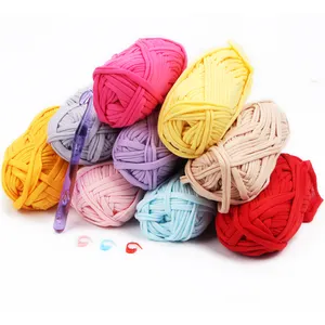 Charmkey polyester yarn 가격 원사 도매 t 셔츠 원사