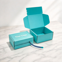 Boîte d'expédition en carton ondulé pliable en gros, personnalisable avec impression couleur et logo sur mesure