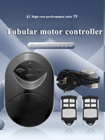 Controlador de Motor Tubular de 433M para Ventanas y Puertas Eléctricas - Motor Tubular Universal para Puertas Enrollables
