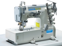 JK500A machine à coudre à haute vitesse interlock machine à coudre industrielle à 3 aiguilles pour la couture à double décoration avec lumière