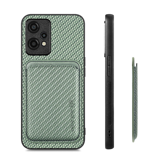 For Oneplus 10T 11 12 13 Nord CE3 ACE5 Pro 13R PU Leather Wireless Magnetic Charging with Card Wallet Cover Phone Case