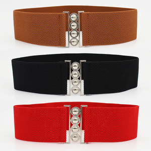 6cm chiều rộng giá rẻ chất lượng cao đàn hồi co giãn Corset Femme Stretch cummerbunds thắt lưng cho phụ nữ - Product Image 6