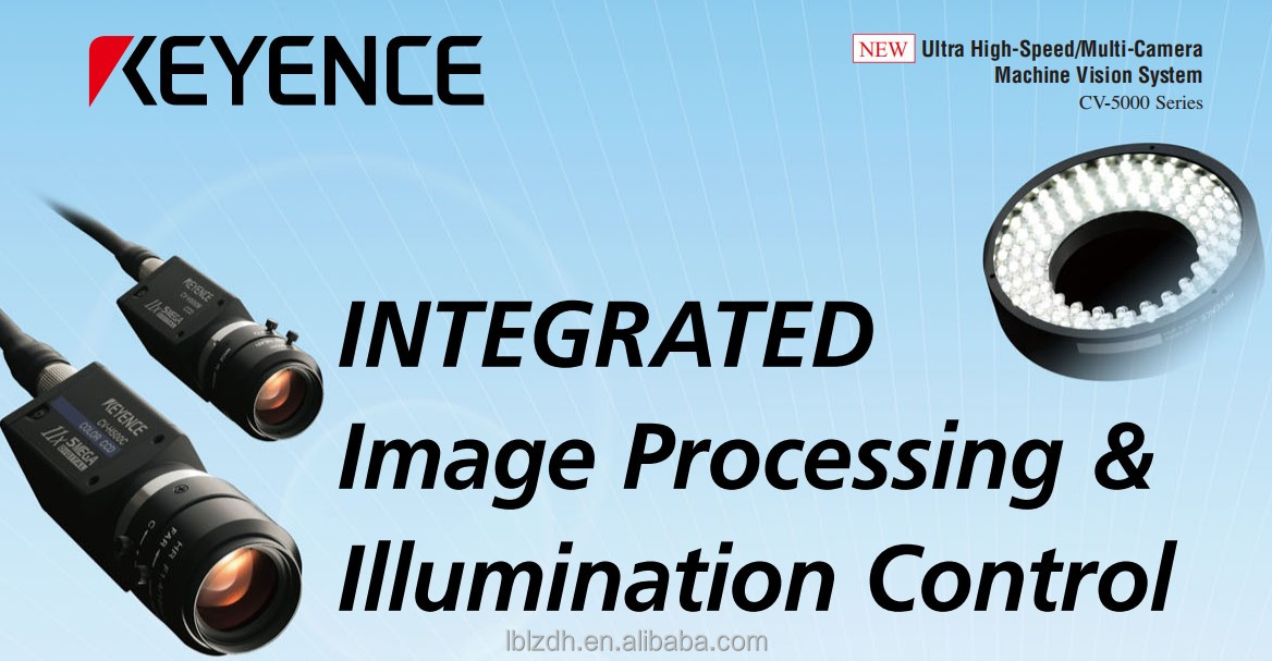 KEYENCE CV-200M CV-200C Industrial Cameras with CV-5001 Controller