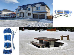 Fil chauffant électrique pour la fonte de neige et de glace Tapis chauffant pour allée et passerelle - Product Image 6